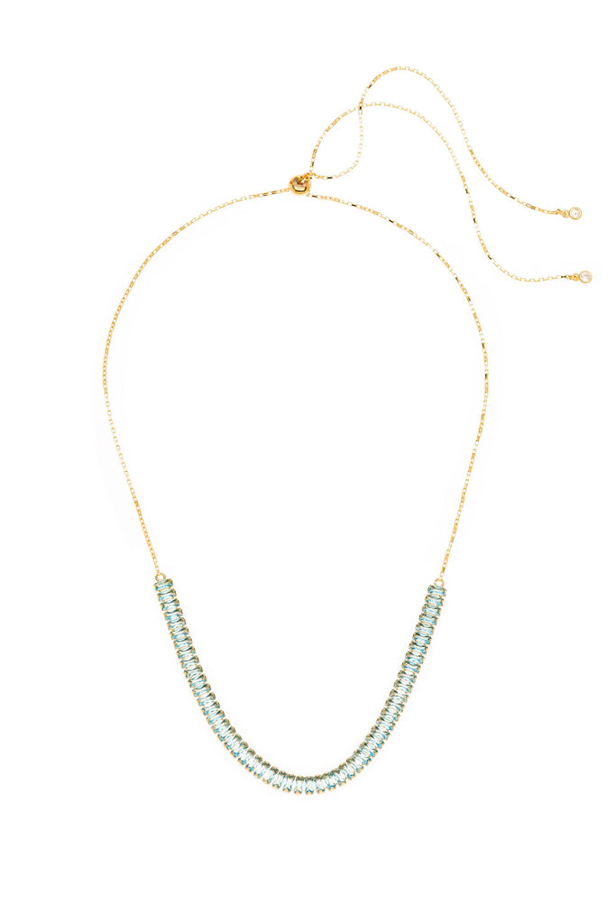 Aquamarine CZ Birthstone Necklace - Nakamol