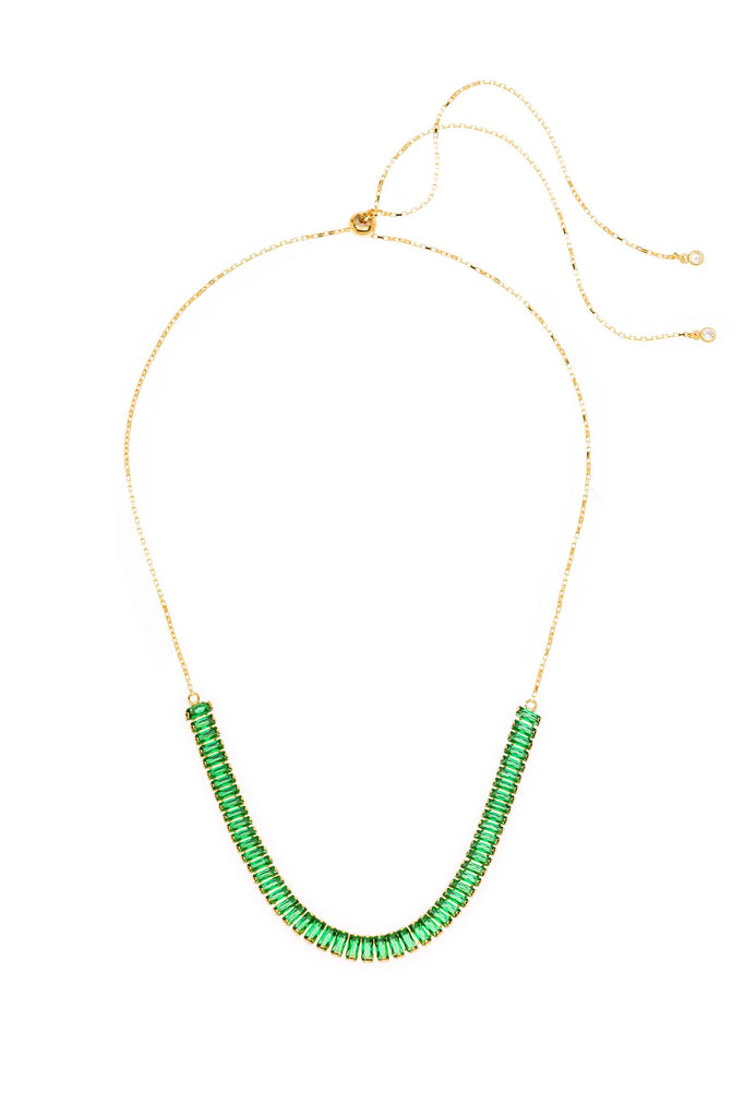 Emerald CZ Birthstone Necklace - Nakamol