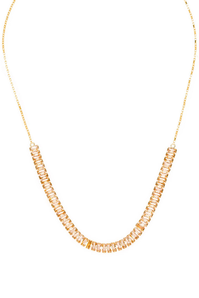 Earth Moonstone CZ Birthstone Necklace - Nakamol