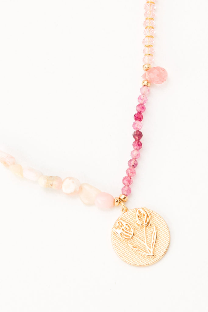 Marguerite Beaded Pendant Necklace - Nakamol