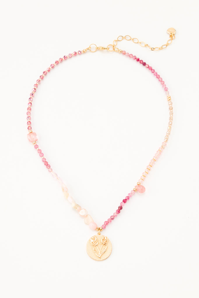 Marguerite Beaded Pendant Necklace - Nakamol