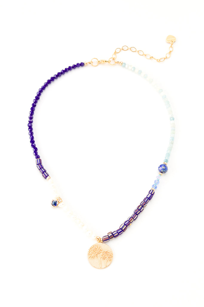 Elance Lapis Pendant Necklace - Nakamol