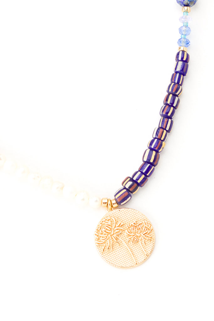 Elance Lapis Pendant Necklace - Nakamol