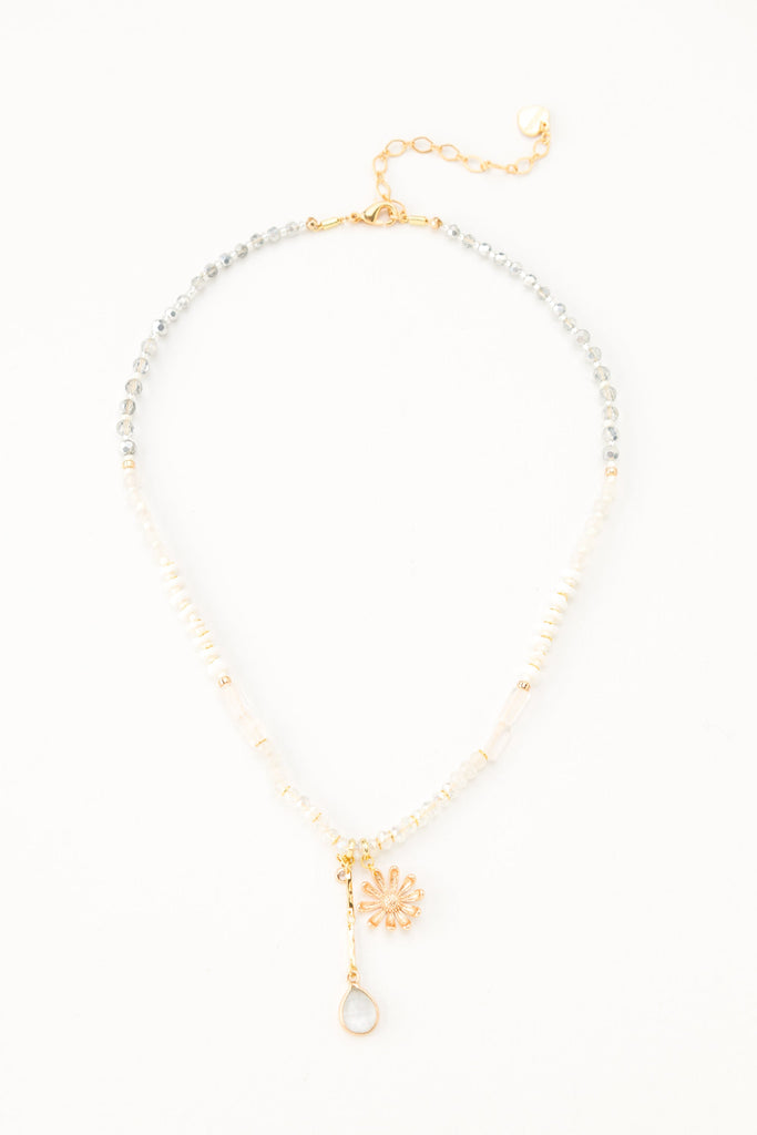 Kelly White Mix Necklace - Nakamol