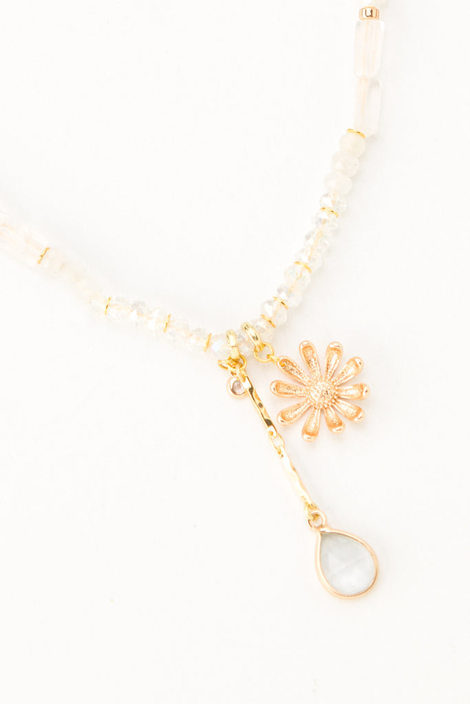 Kelly White Mix Necklace - Nakamol