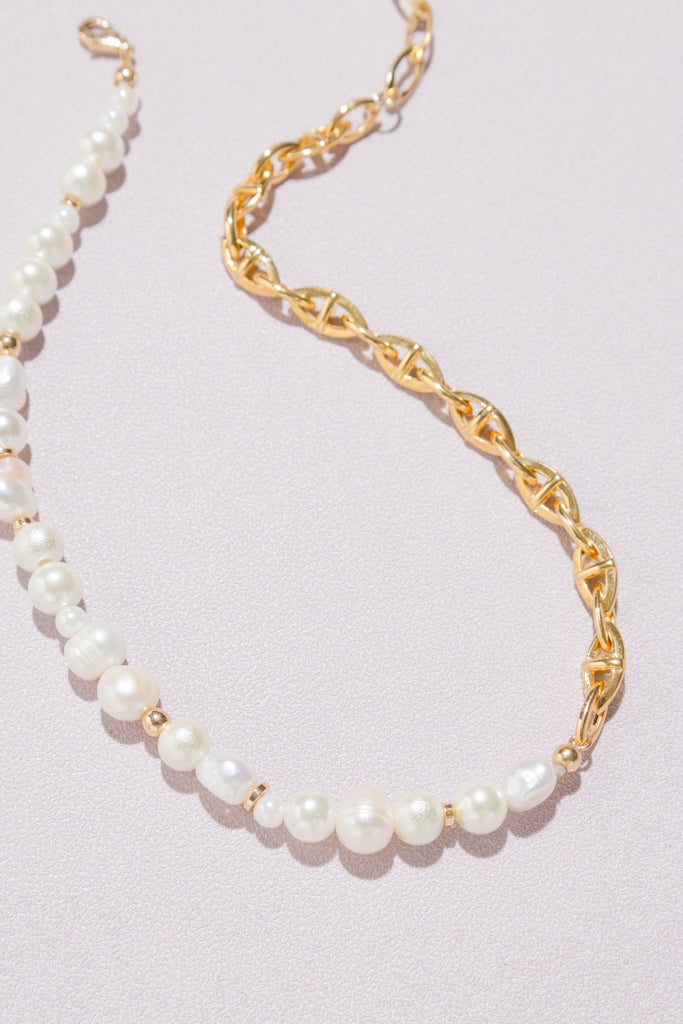 Justine Textured Chain Necklace - Nakamol