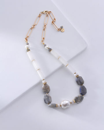 Chesapeake Chunky Stone Necklace - Nakamol