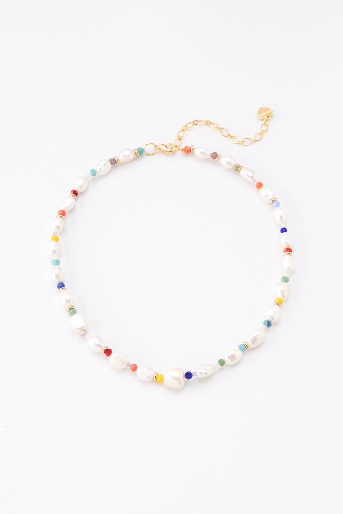 Mariana White Pearl Mix Necklace - Nakamol