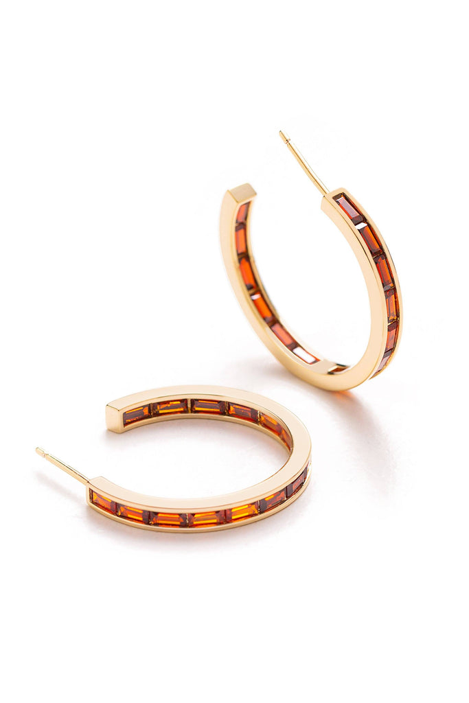 Bella Birthstone Earrings - January - Nakamol