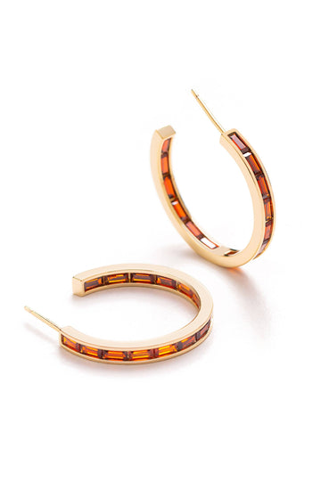 Bella Birthstone Earrings - January - Nakamol