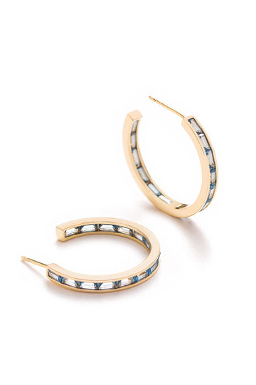 Bella Birthstone Earrings - March - Nakamol