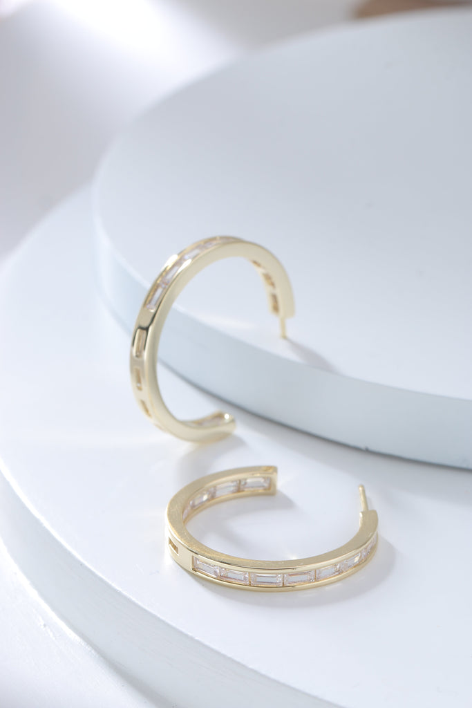 Bella Birthstone Earrings - April - Nakamol