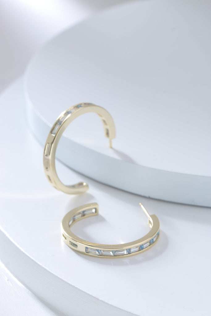 Bella Birthstone Earrings - March - Nakamol