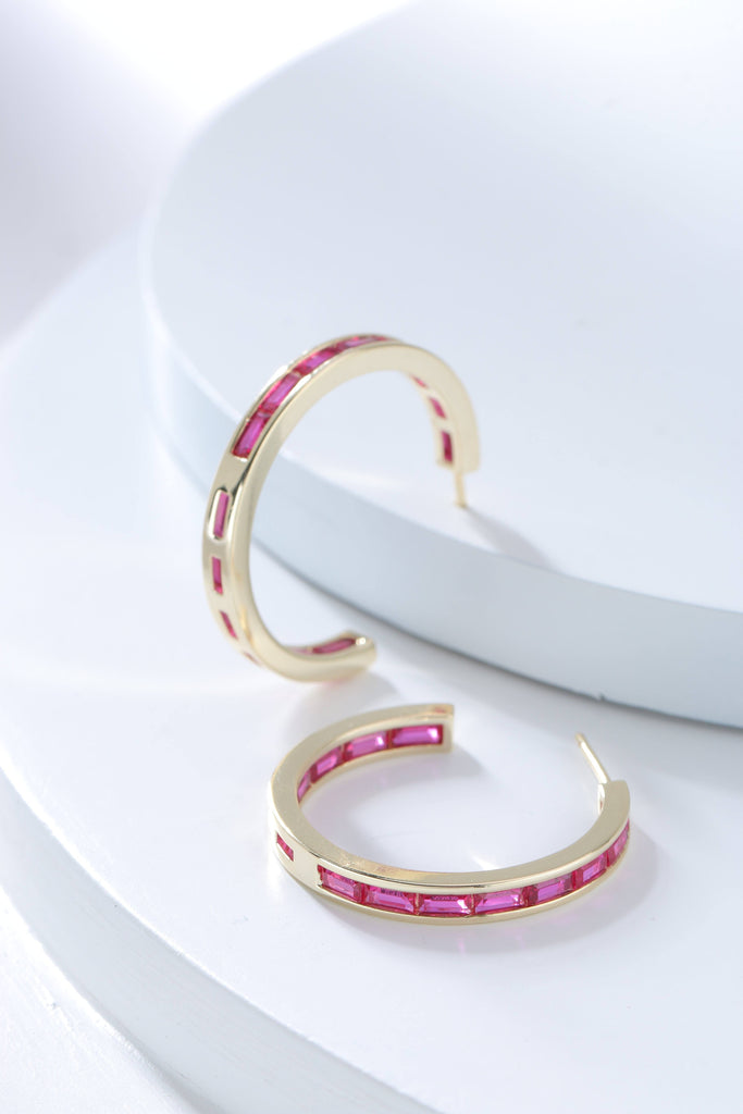 Bella Birthstone Earrings - July - Nakamol