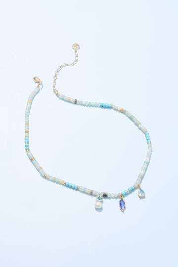 Nora Amazonite Beaded Necklace - Nakamol