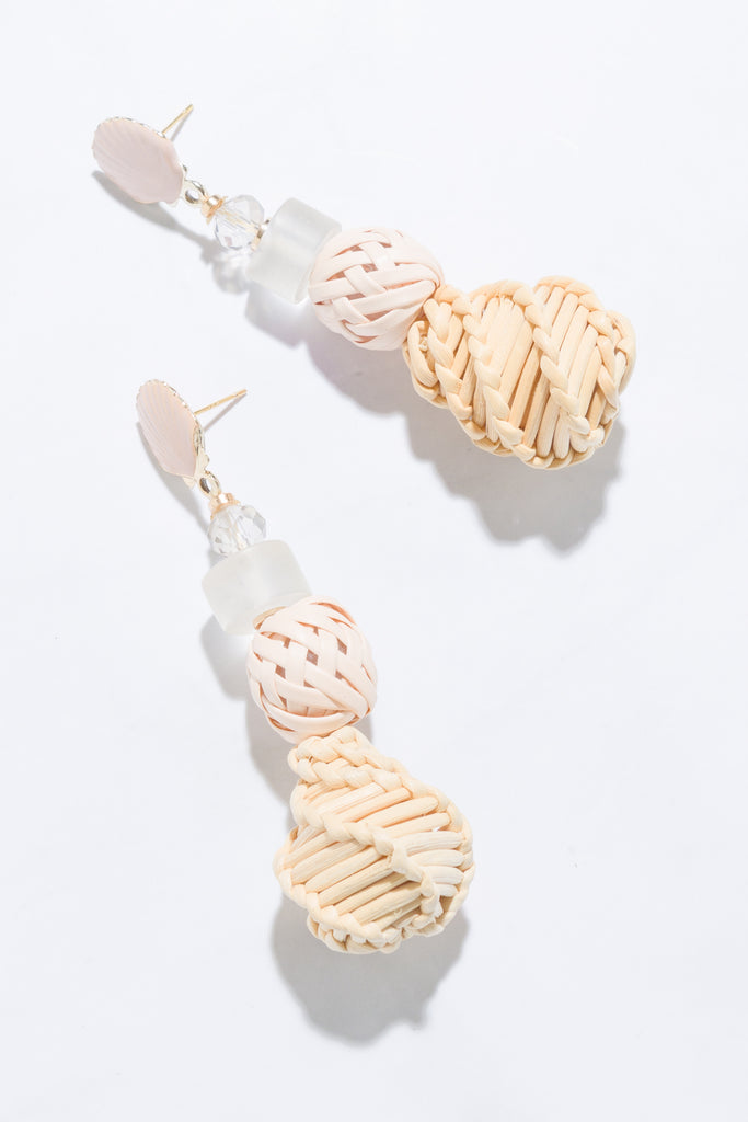 Angela Blush Drop Earrings - Nakamol