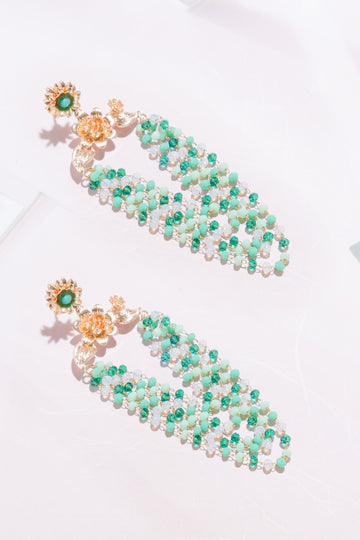 Georgette Green Artisan Earrings - Nakamol