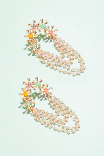 Pixie Starburst Chain Earrings - Nakamol