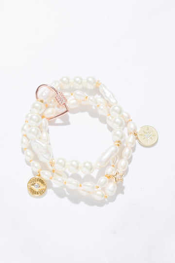 Kiara Stretchy Layer Bracelet - Nakamol