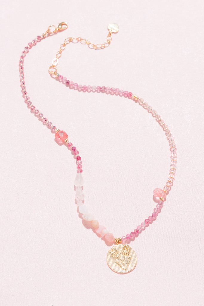 Marguerite Beaded Pendant Necklace - Nakamol