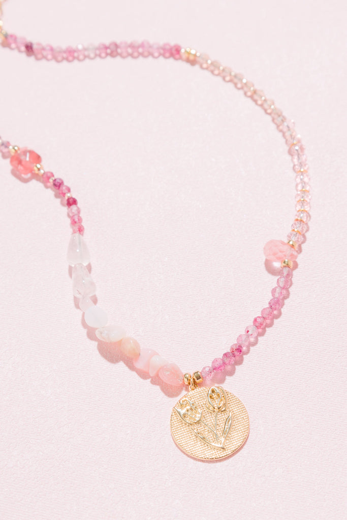 Marguerite Beaded Pendant Necklace - Nakamol