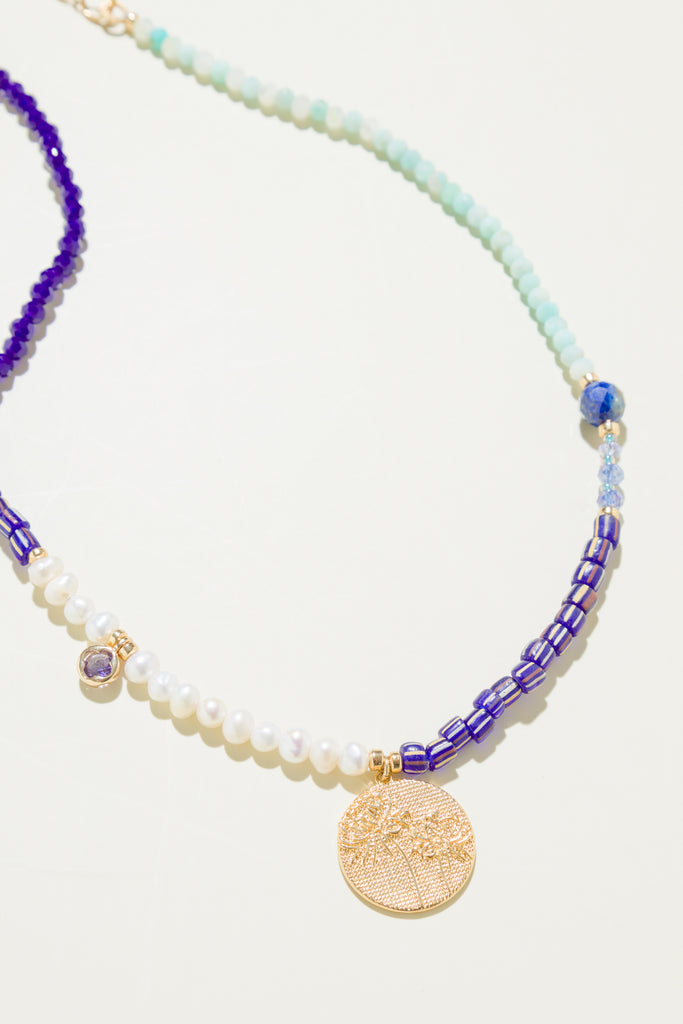 Elance Lapis Pendant Necklace - Nakamol