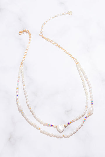 Olga Fresh Pearl Necklace - Nakamol