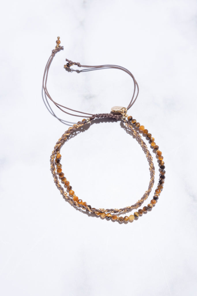 Tiger Eye Lucky Charm Bracelet - Nakamol