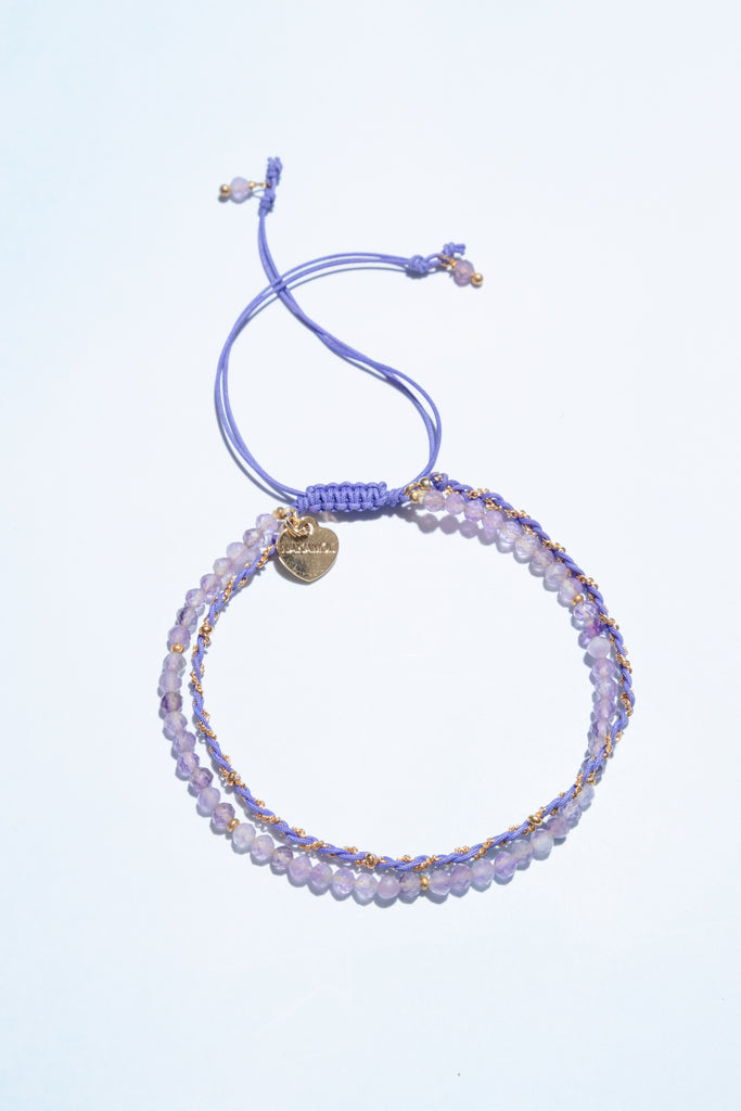 Amethyst Lucky Charm Bracelet - Nakamol