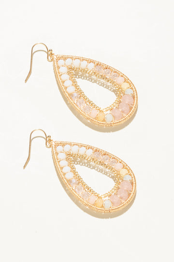 Fres Teardrop Beaded Earrings - Nakamol
