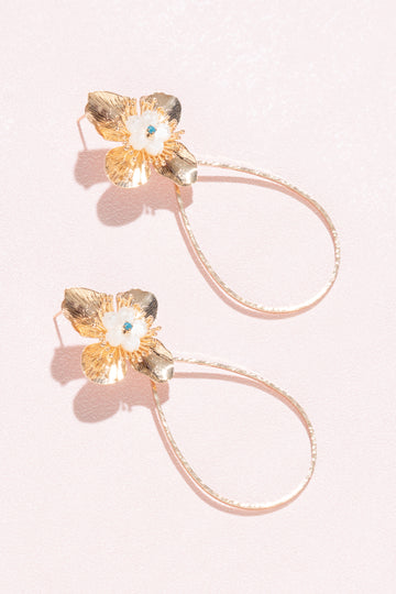 Mizpah White Gold Earrings - Nakamol