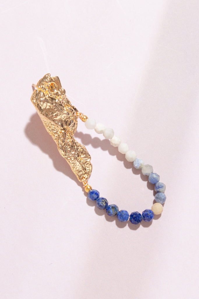 Sara Lapis Lazuli Earrings - Nakamol