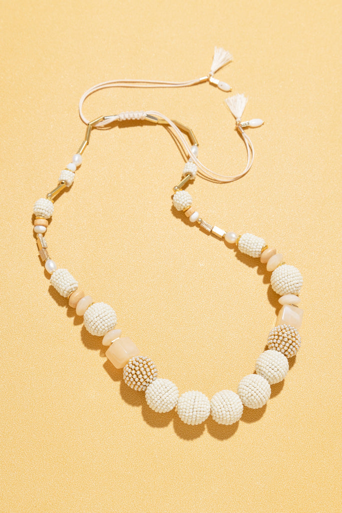 Astra Wooden Beaded Necklace - Nakamol