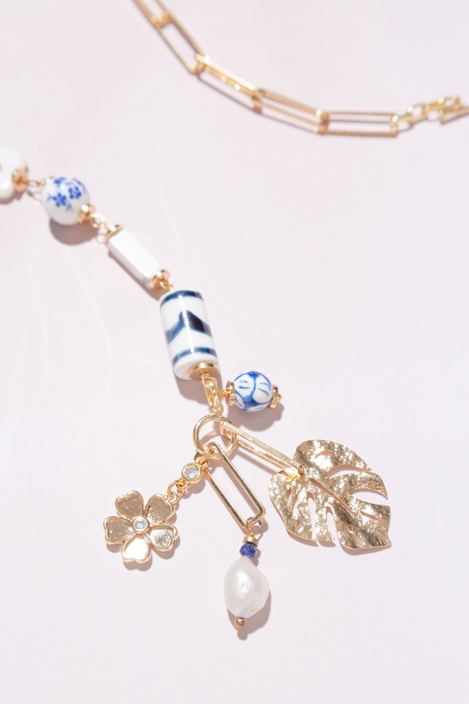 Dea Lapis Pendant Necklace - Nakamol