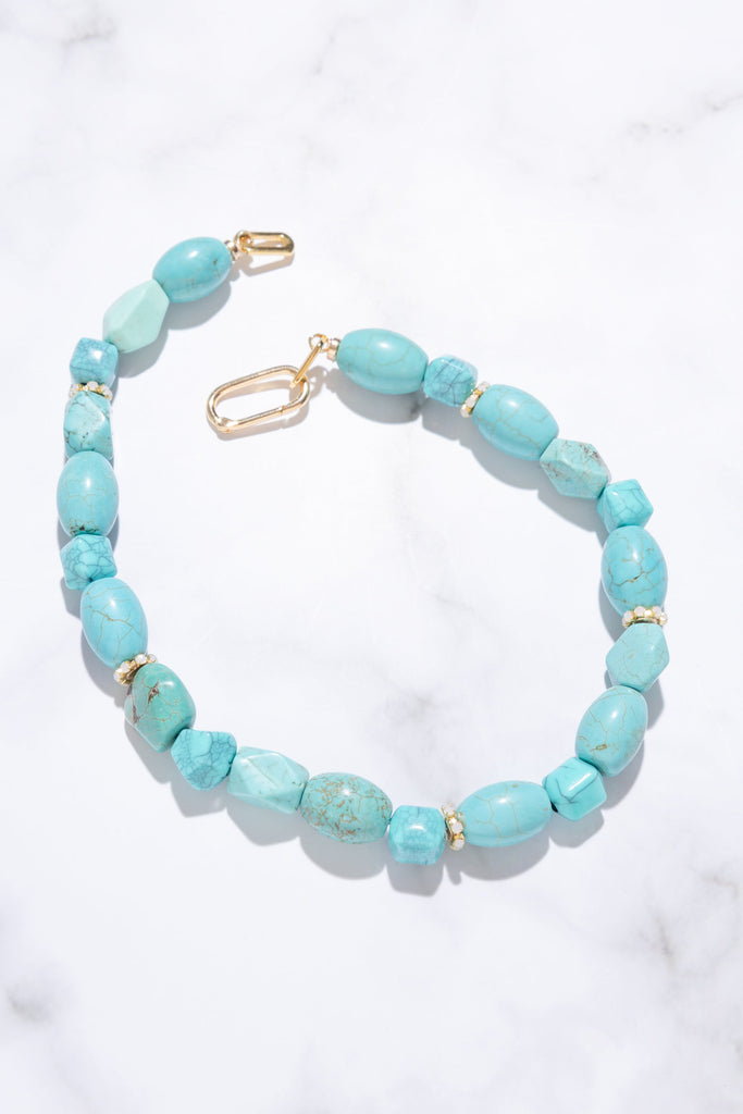 Adrea Turquoise Beaded Necklace - Nakamol