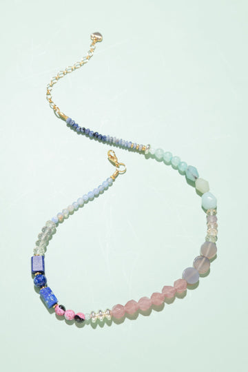 Mejia Mixed Stone Beaded Necklace - Nakamol