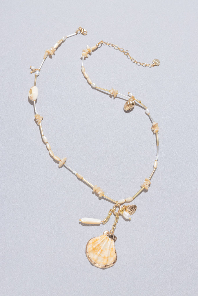 Janina White Beaded Necklace - Nakamol