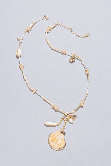 Janina White Beaded Necklace - Nakamol
