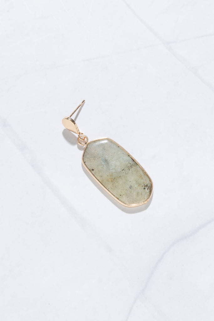 Shaina Radiant Labradorite Drop Earrings - Nakamol