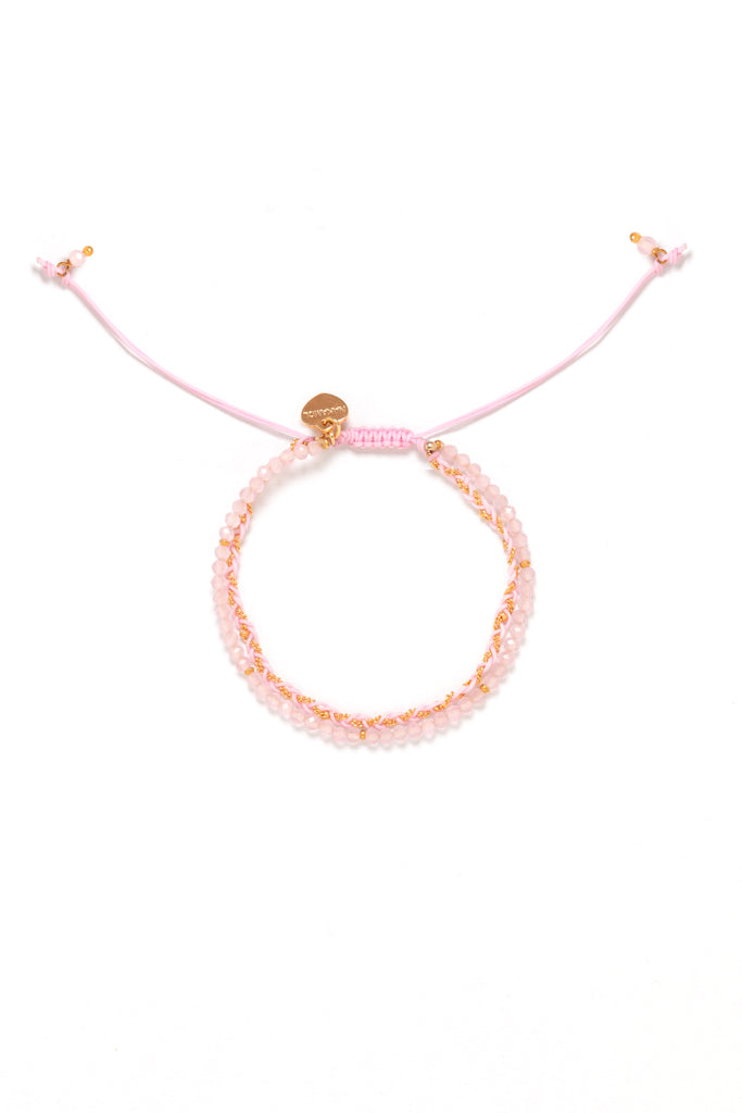 Rose Quartz Lucky Charm Bracelet - Nakamol