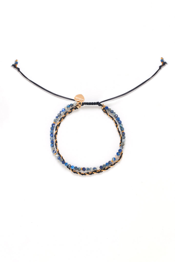 Lapiz Lazuli Lucky Charm Bracelet - Nakamol