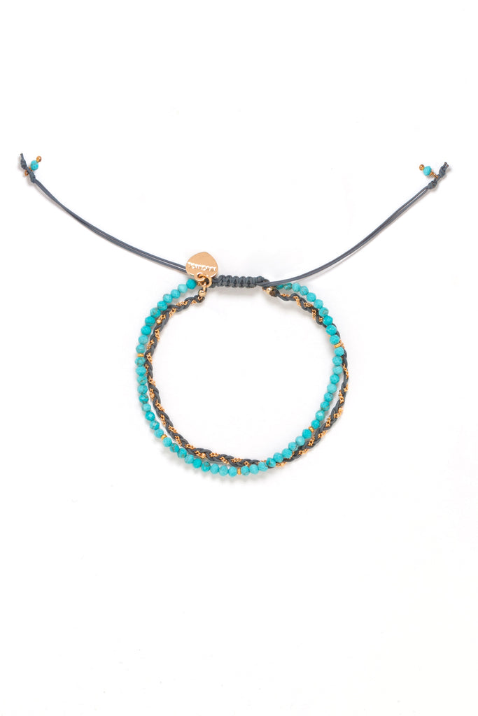 Turquoise Lucky Charm Bracelet - Nakamol