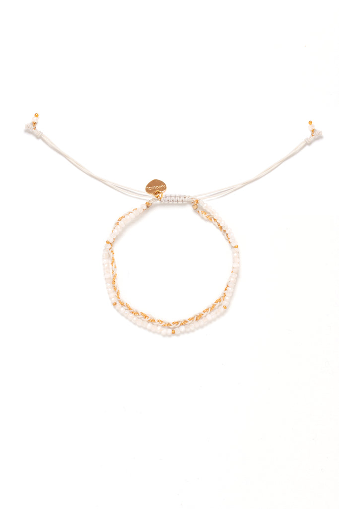 Moonstone Lucky Charm Bracelet - Nakamol