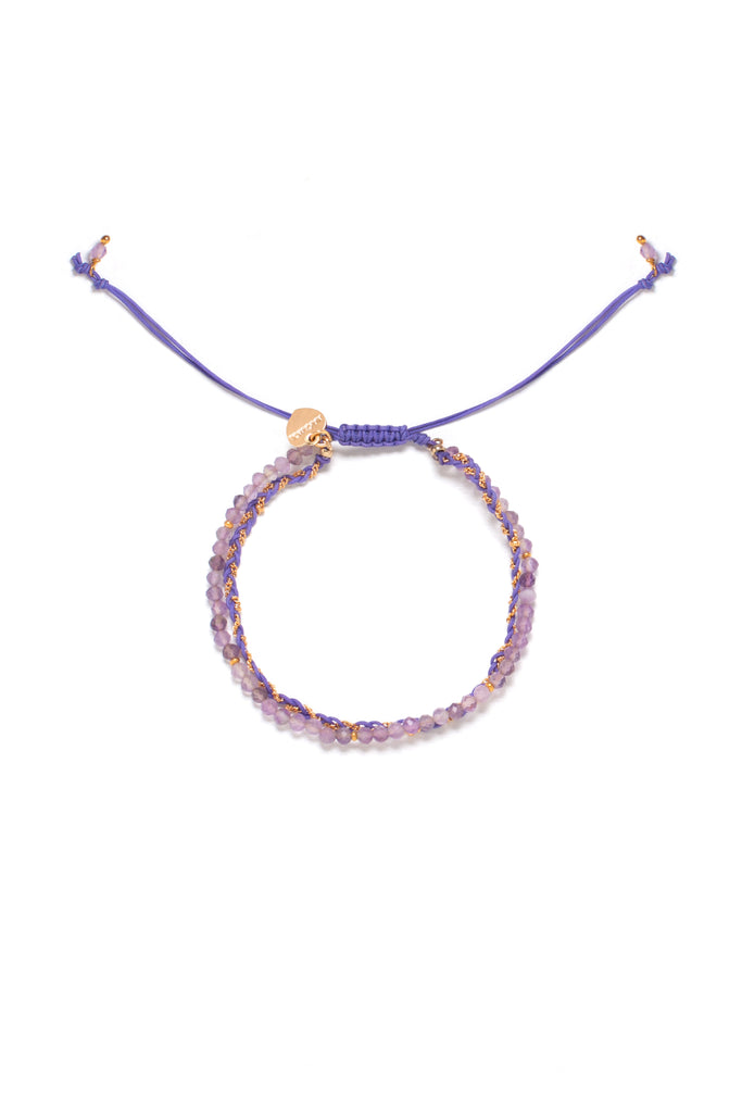 Amethyst Lucky Charm Bracelet - Nakamol