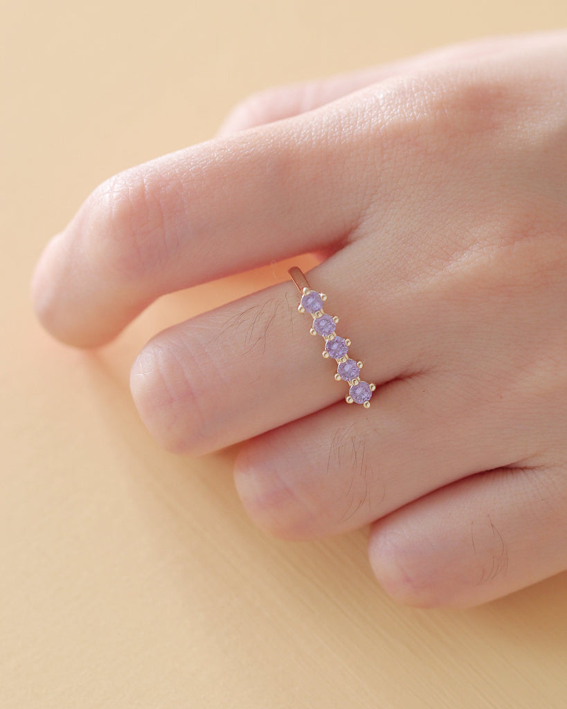 Raz Birthstone Ring - February - Nakamol