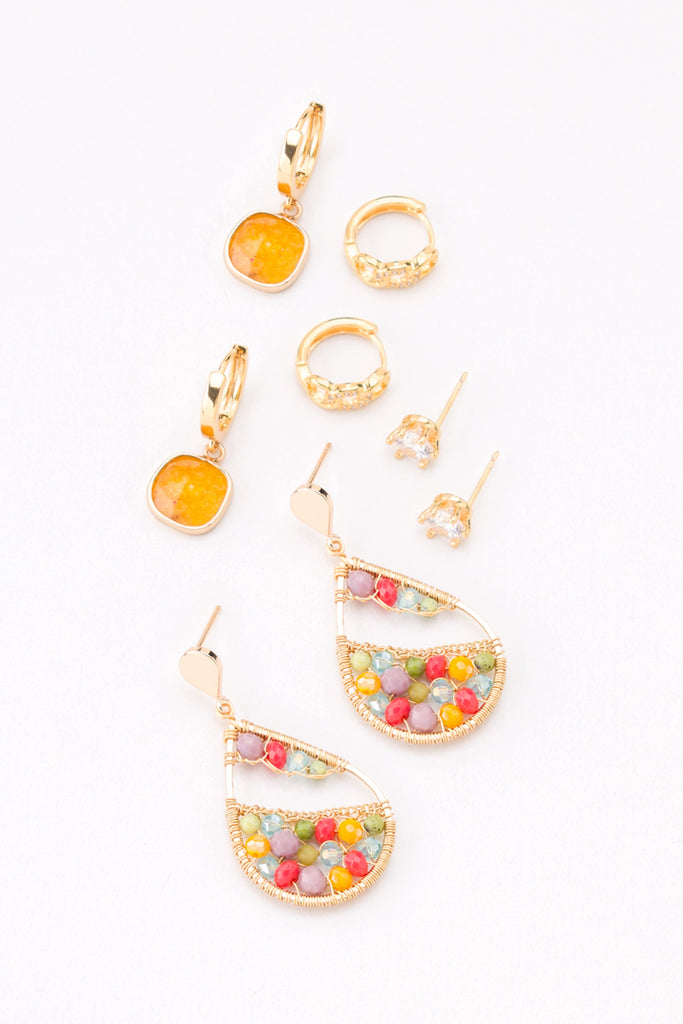 Souvannah Sunrise Mix Set Earrings - Nakamol