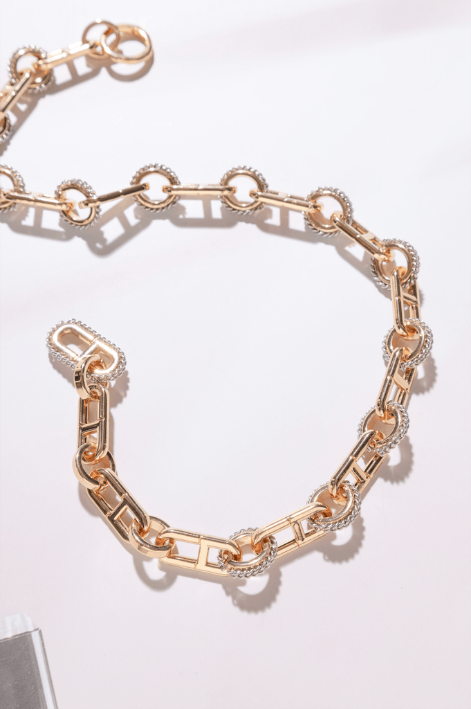 Lea Gold Rhodium Mix Necklace - Nakamol