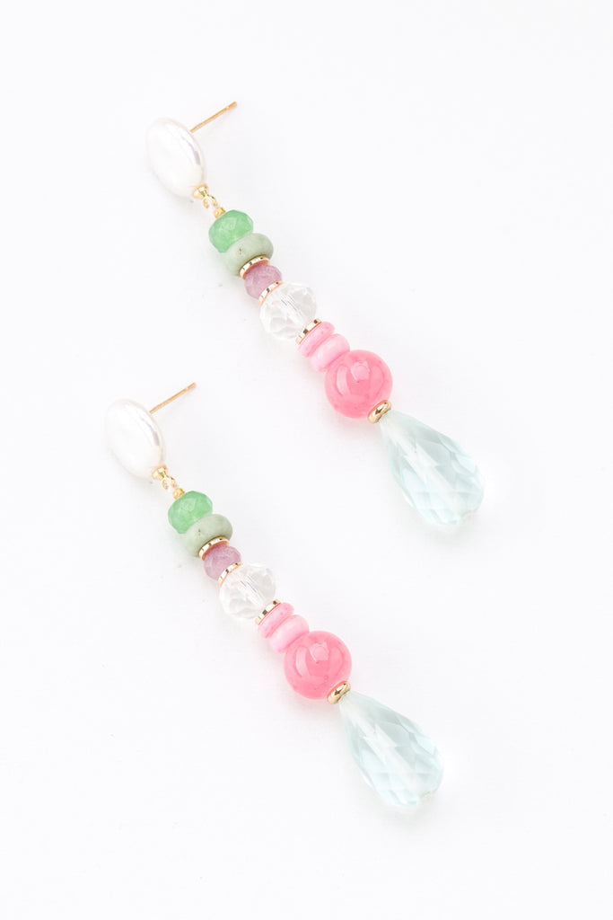 Amaia Watermelon Drop Earrings - Nakamol