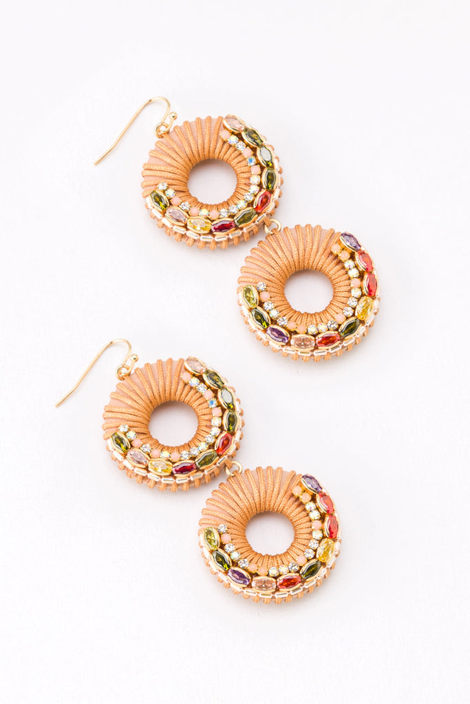 Jemarie Beaded Drop Earrings - Nakamol