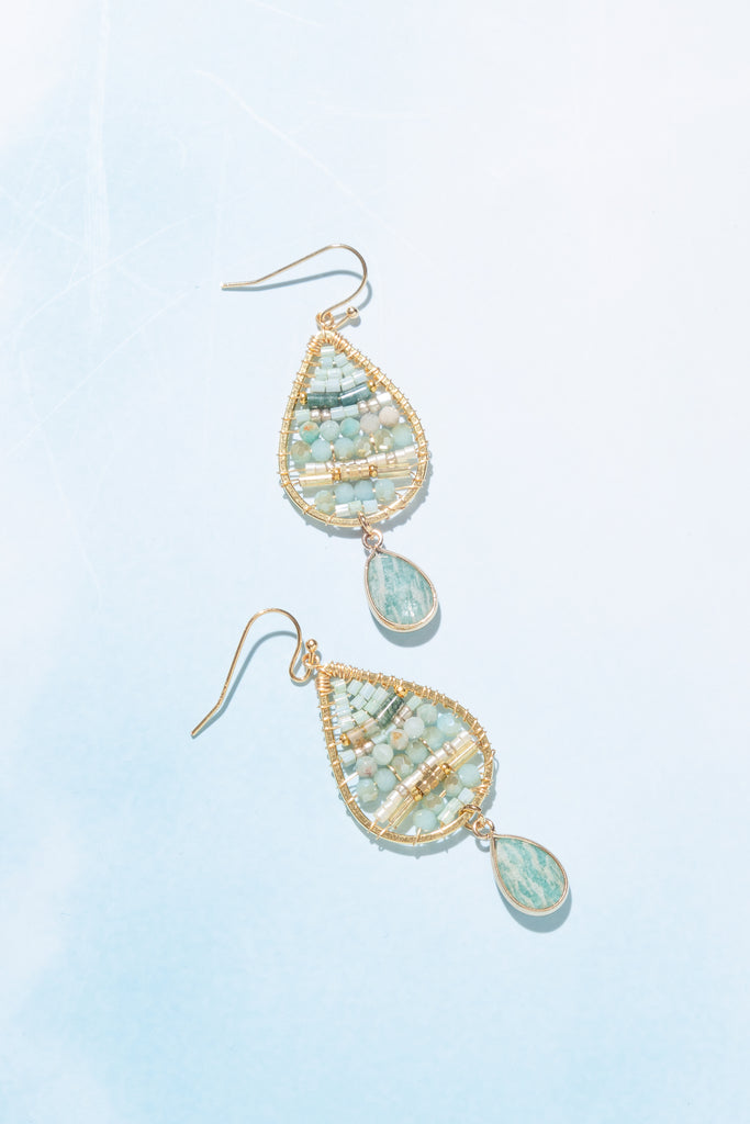 Alessi Beaded Drop Earrings - Nakamol